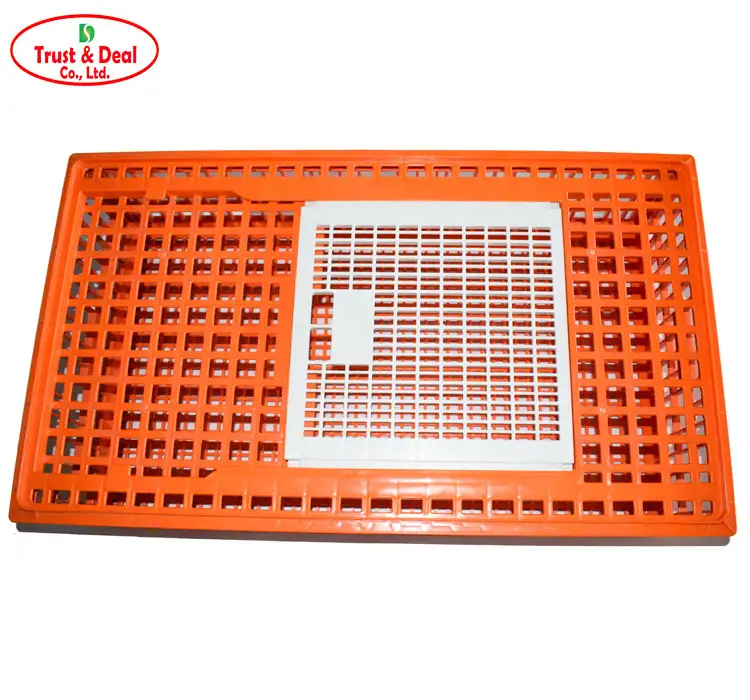 HDPE factory price poultry farms broiler chicken transport cage 1