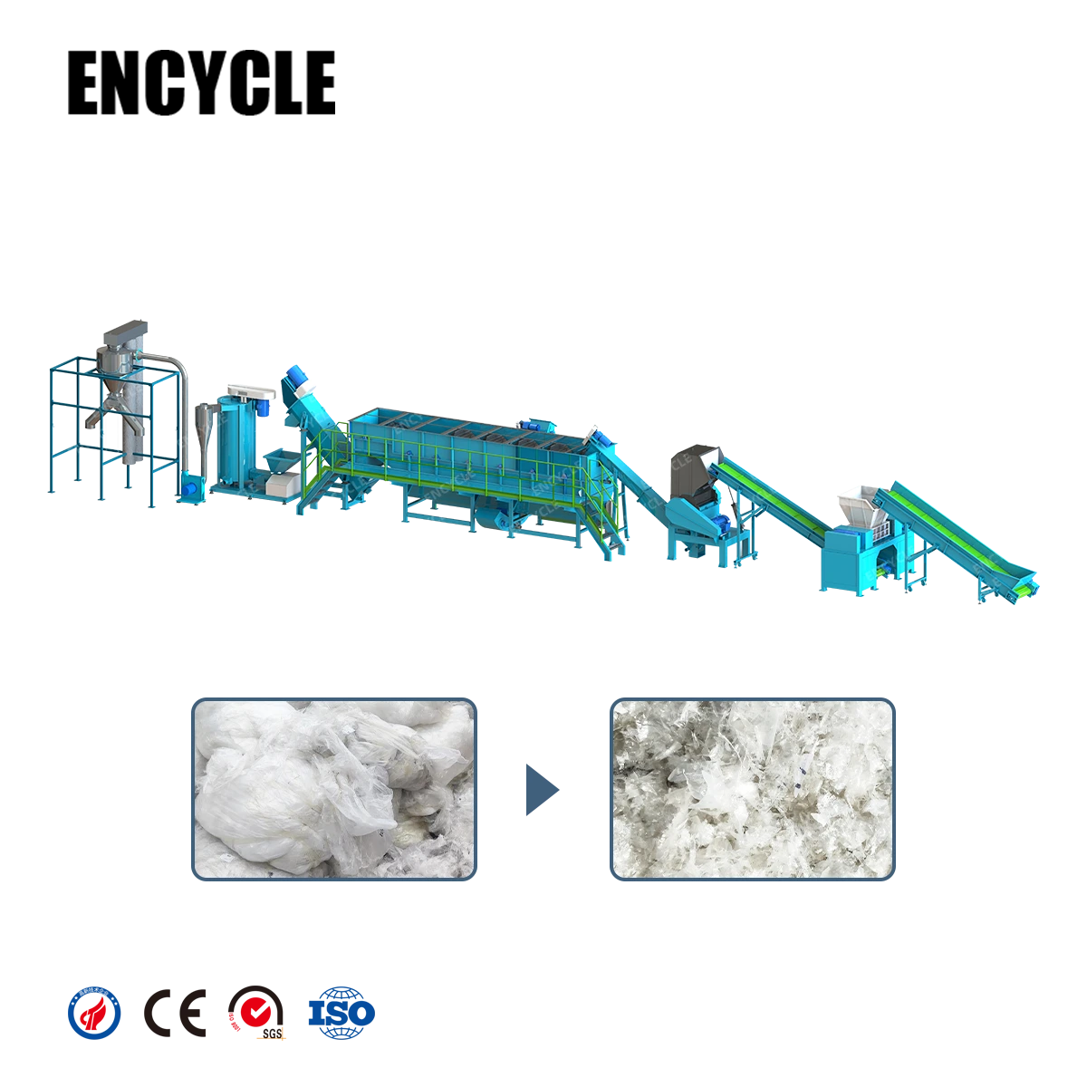 Plastic Film Recycling Washing Line 1