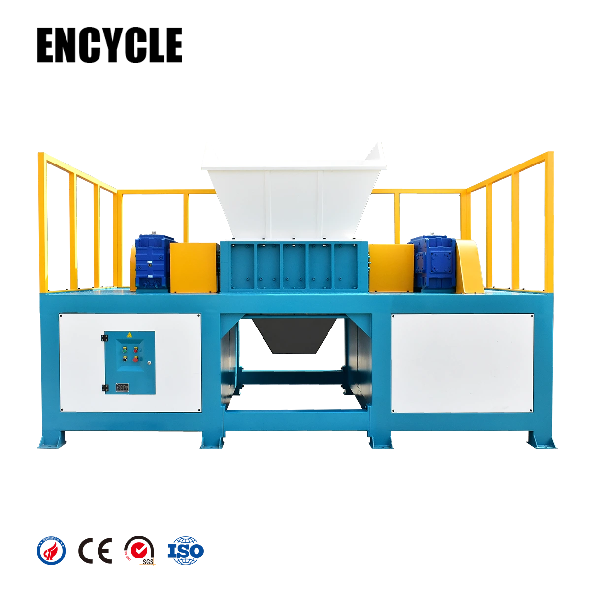 Industrial Double Shaft Plastic Crusher Shredder Machine 1