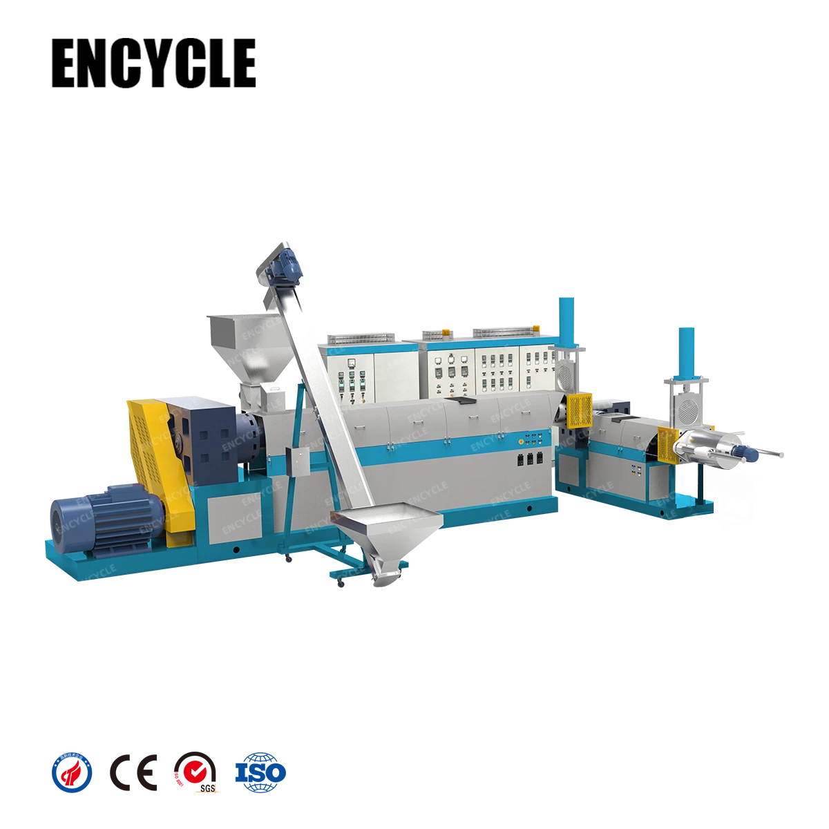 PET Plastic Pelletizing Granulating Line System 1
