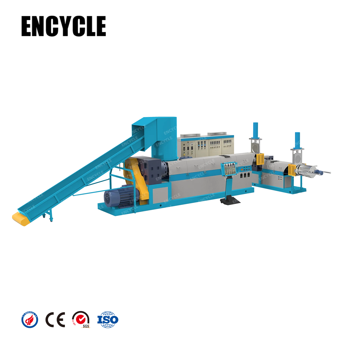 PP PE Plastic Pelletizing Granulating Line 1