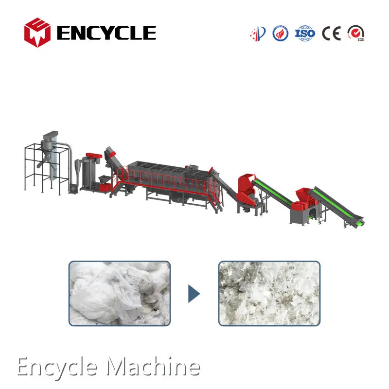 Pe Pp Film Washing Line Film Washing Recycling Line Wholesale - Encycle Machine 1