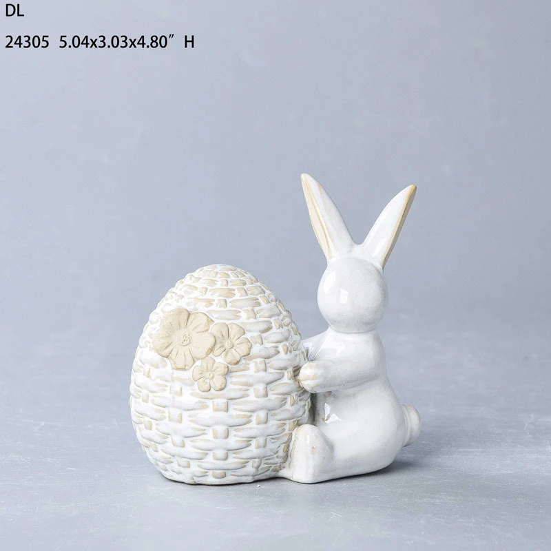 Exquisite Easter Rabbit and Egg - themed Ceramic Ornaments Bring the Holiday Spirit to Your Business 1
