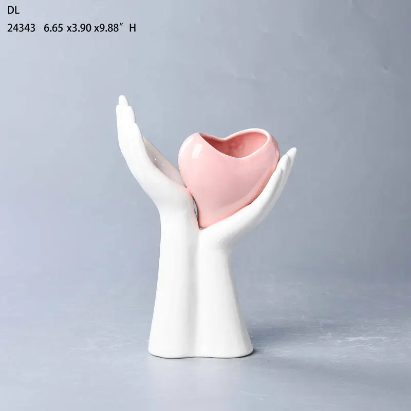 Hot Selling White Ceramic Easter Bunnies Latest Design for House 2