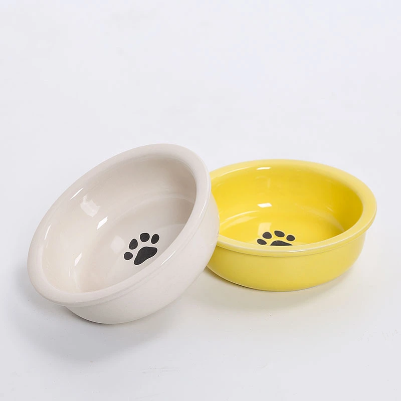 Exquisite Cute Ceramic Cat Dishes with Personalized Colors Designs Customization for Cat Feeding 1