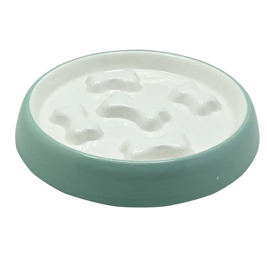 Ceramic Pet Bowl Ceramic Slow Feeder Dog Bowl for House on Sale 4