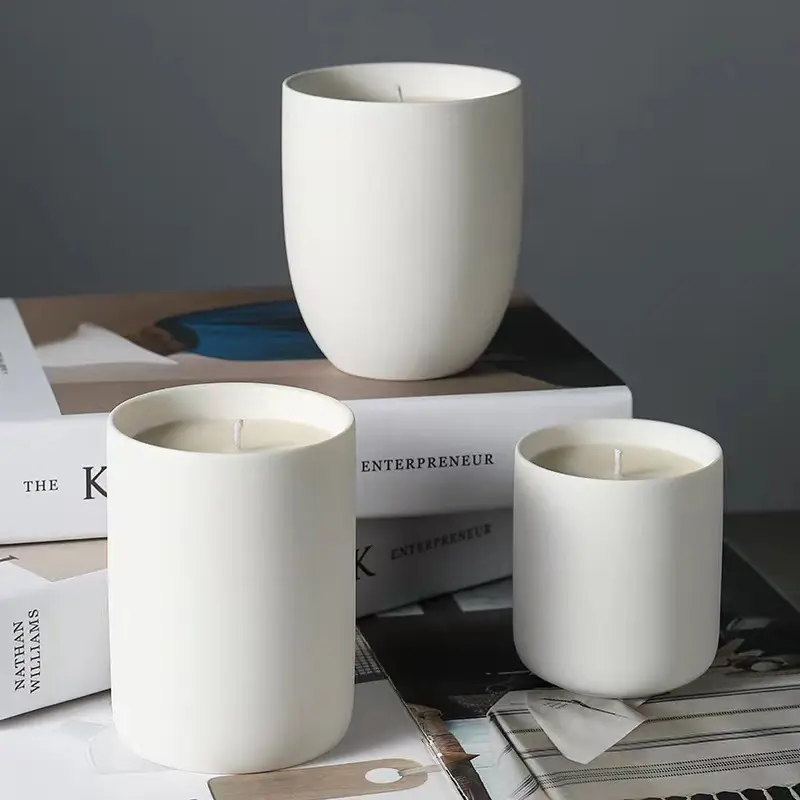 Fashion Ceramic Candle Containers on Sale for House 4