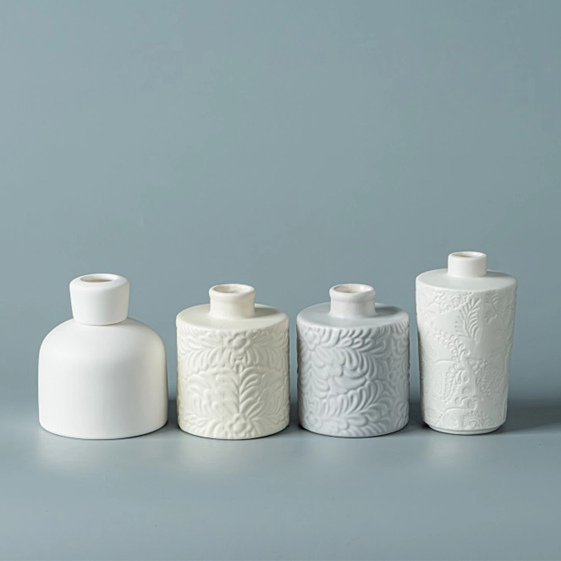 Custom - Designed Embossed Ceramic Reed Diffusers Showcasing Unique Relief 1