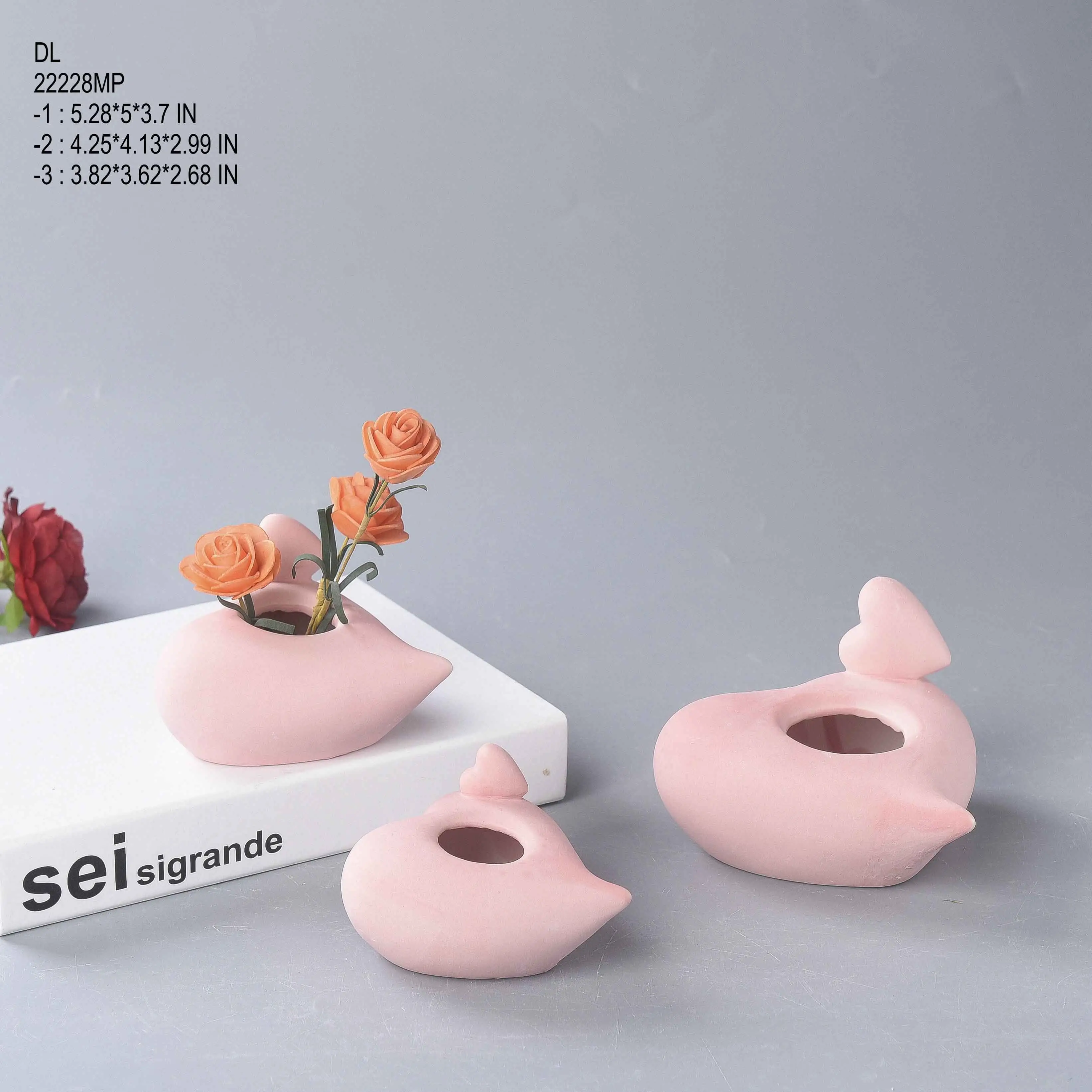 Good Selling Floral Ceramic Vase Factory Direct Supply Bulk Buy 5