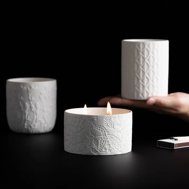 Best Value Candle Ceramic Jars Supply for Home 7