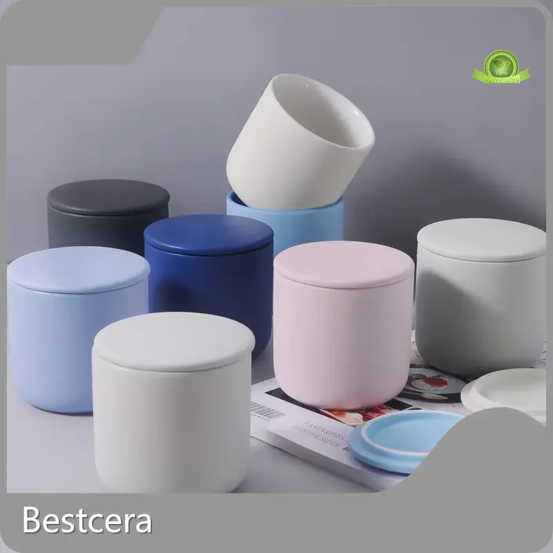 For Home Ceramic Candle Jars Wholesale by Bestcera 1