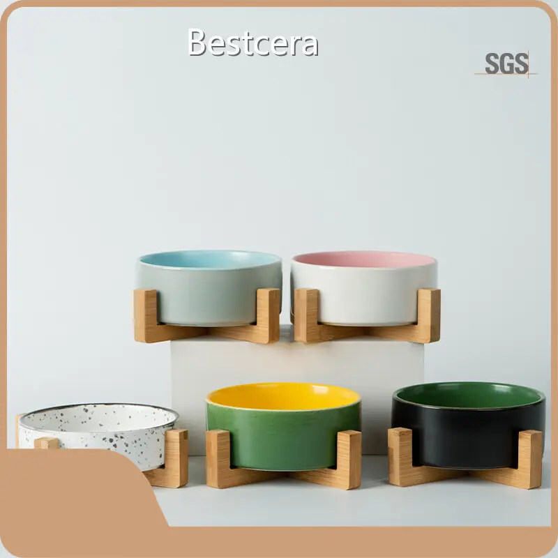 For Business Ceramic Slow Feeder Dog Bowl by Bestcera 1