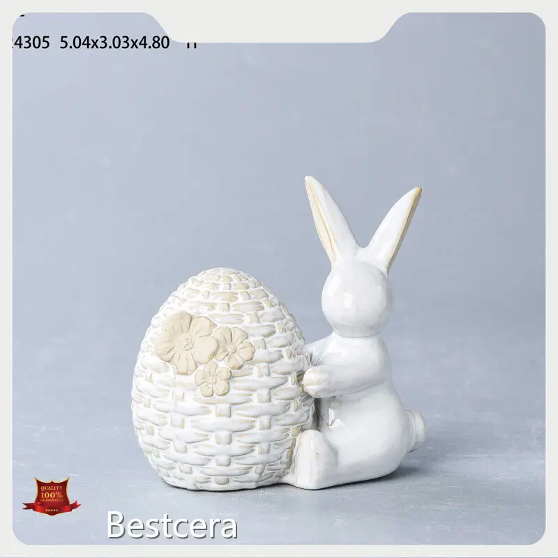 Ceramic Holiday Decorations Ceramic Bunny Decor for Sale Inquire Now 1