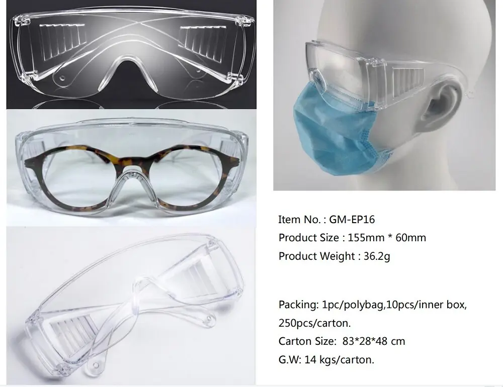 medical eye protection safety glasses augmented fast delivery 2