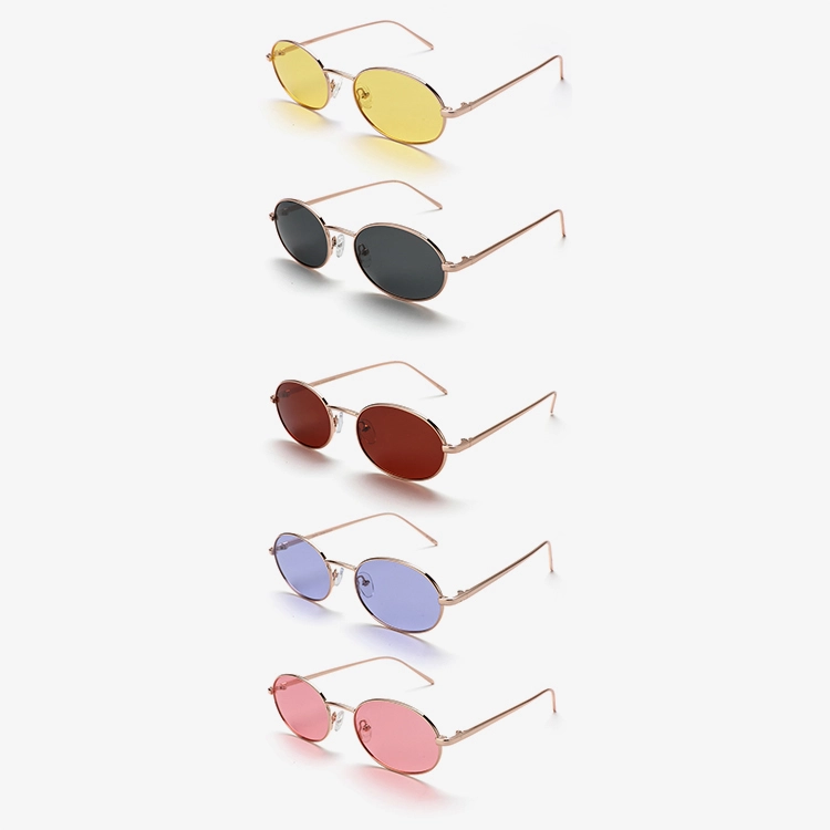 Fashion Elliptical Round Sunglasses 1