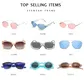 Eugenia square rimless sunglasses in many styles  for Driving 2