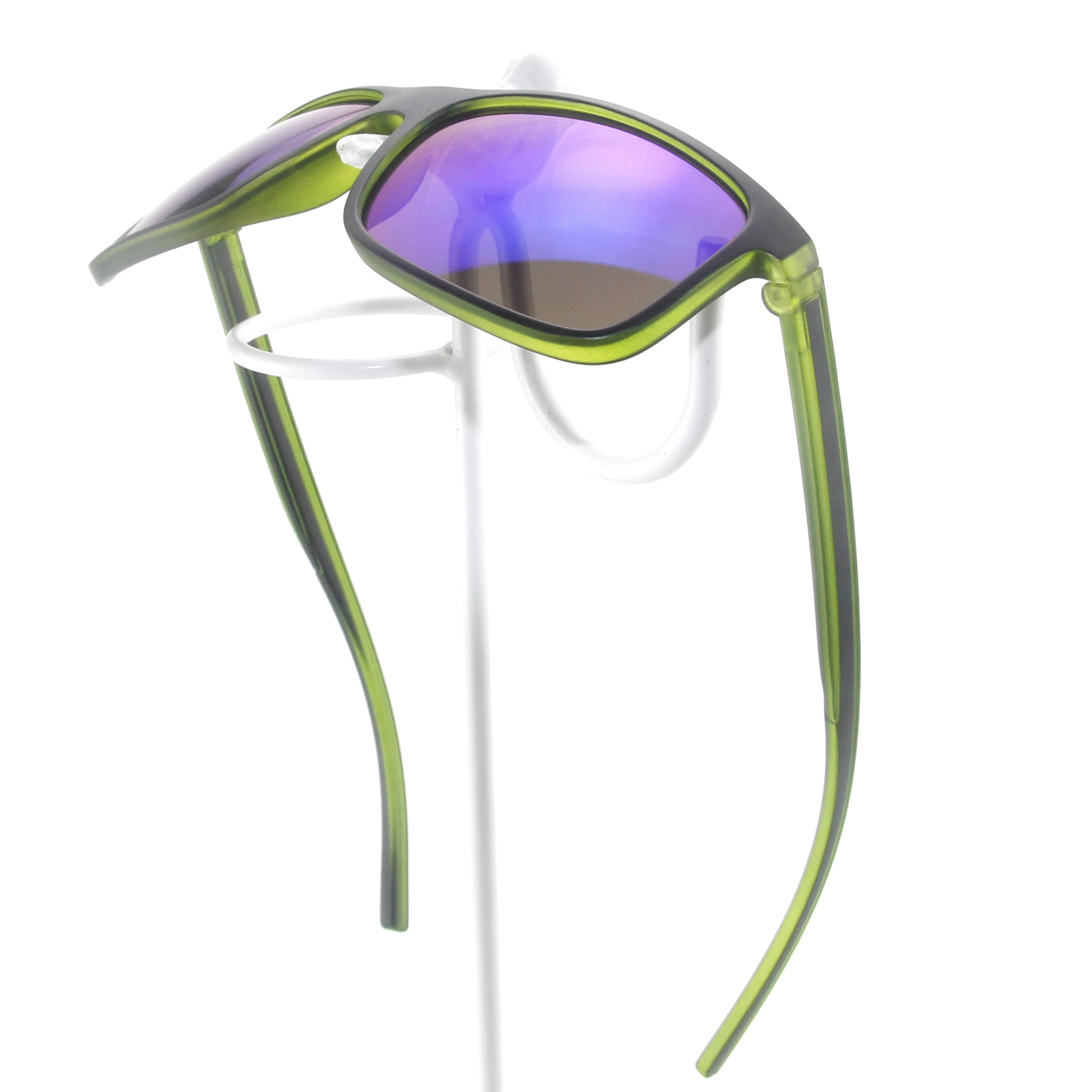 EUGENIA 2020 New Design Square Retro Transparent Multicolor UV Sunglasses 1