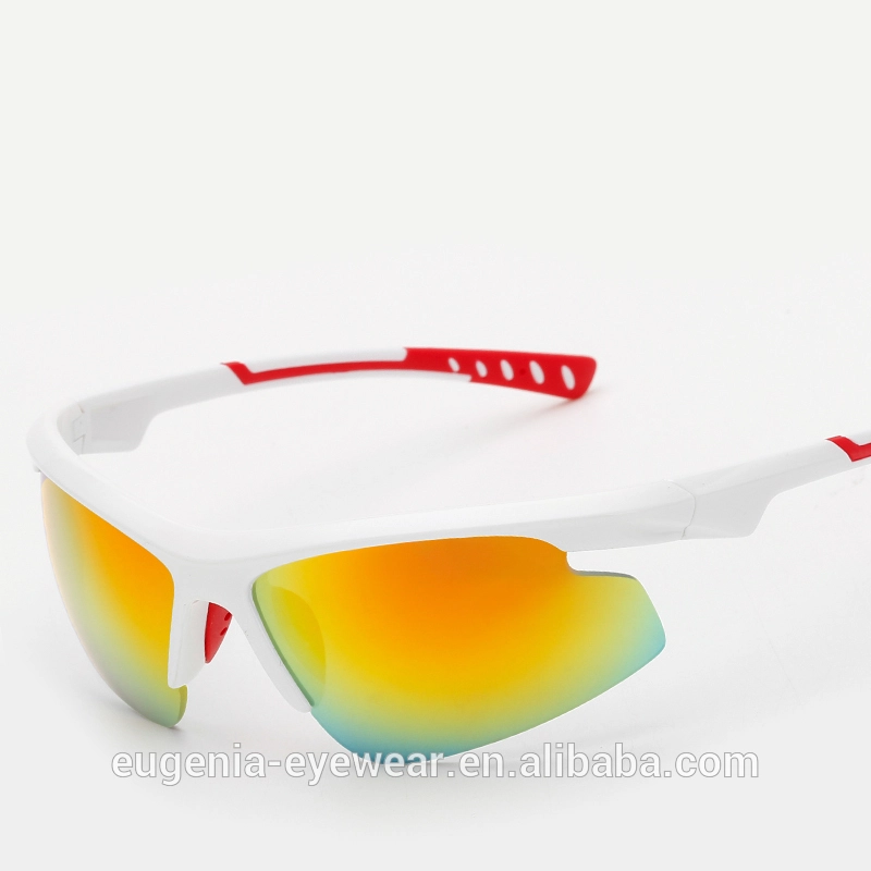 EUGENIA Wenzhou cycling motorcycle half frame shining cool men polarized sports sunglasses 2020 1
