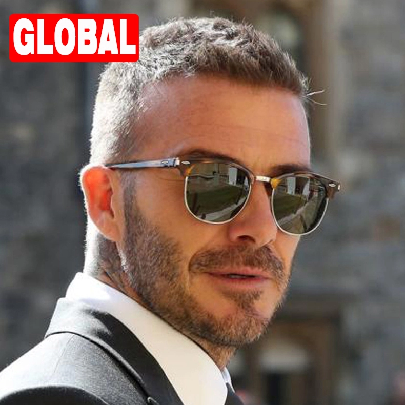 retro brand semi rimless polarized sunglasses women men sun glasses 1