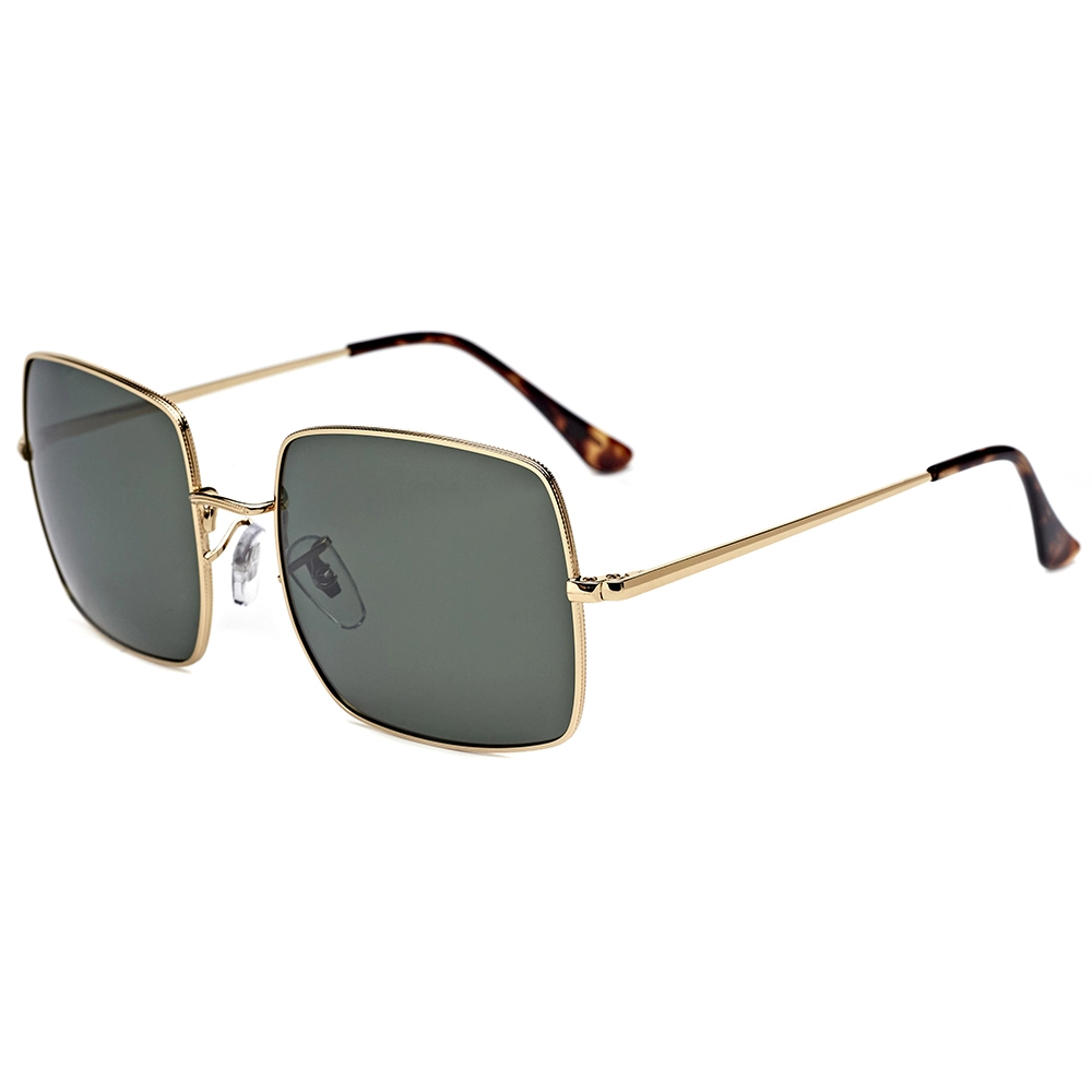 EUGENIA 2020 Square Lens Metal Stainless 1.1mm Polarized Sunglasses 1