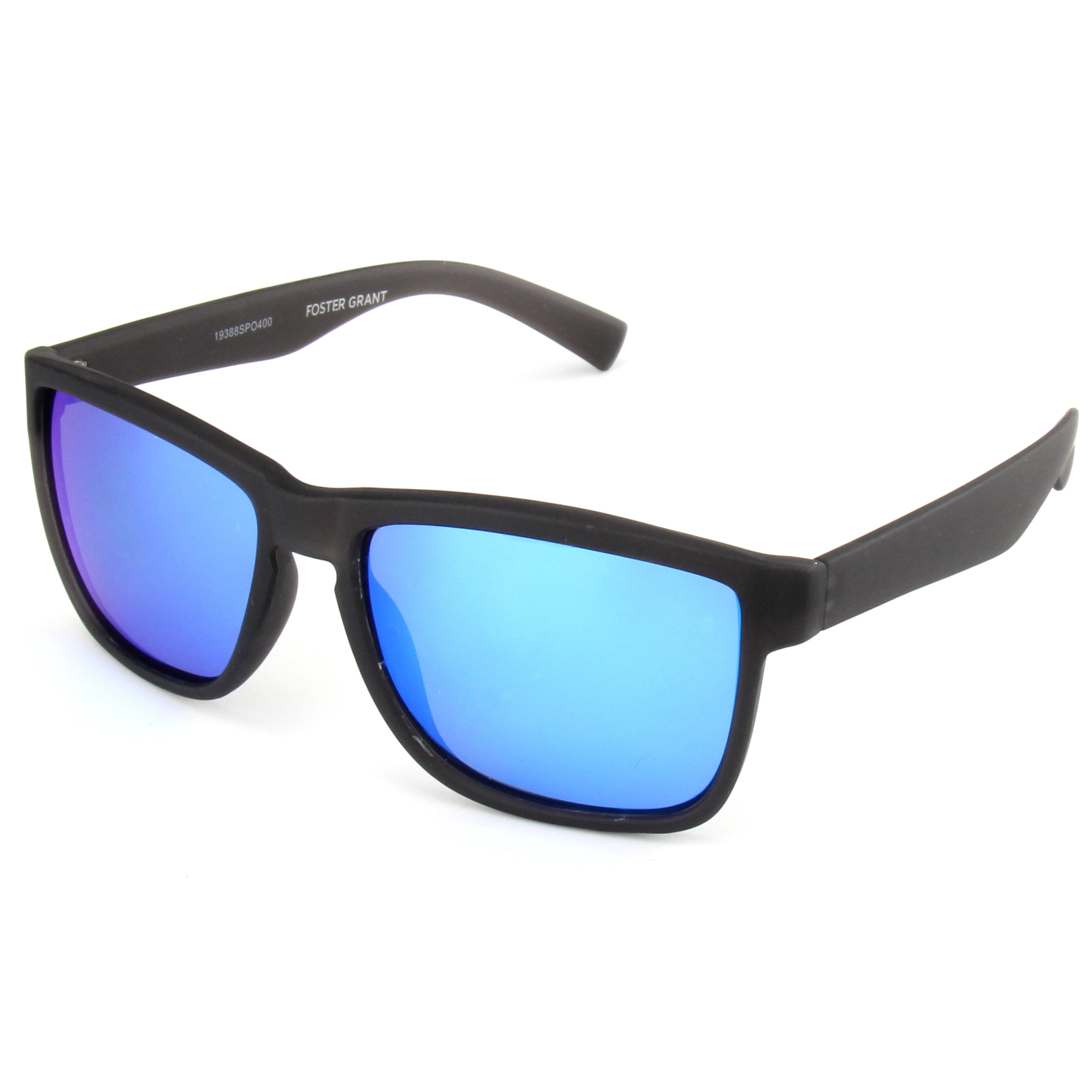 EUGENIA China Factory Classic Black Frame Blue Mirror Coating Unisex Sunglasses 1