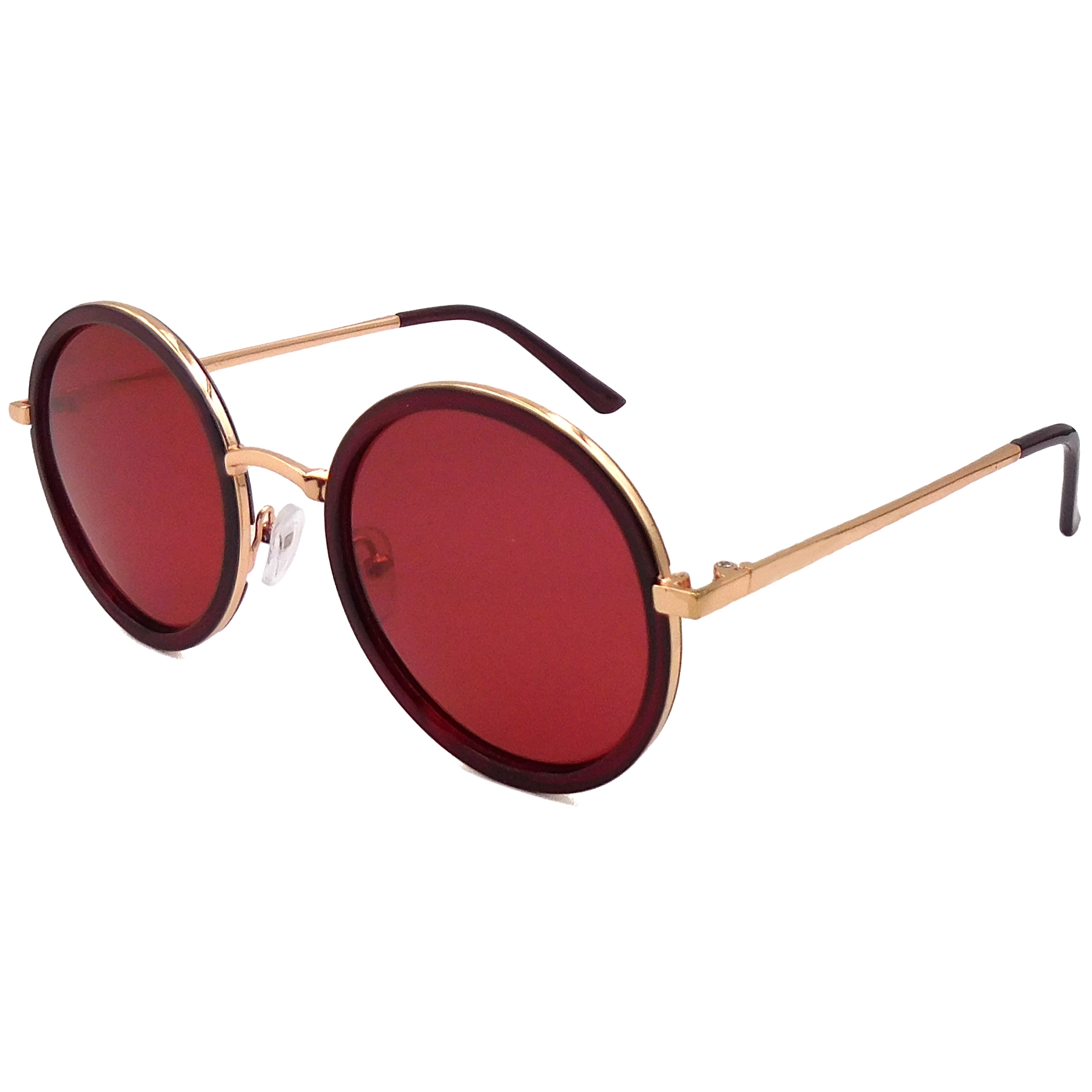 EUGENIA Small Round China Wholesale Retro Vintage Brand Metal Oval Latest Design Sunglasses 1