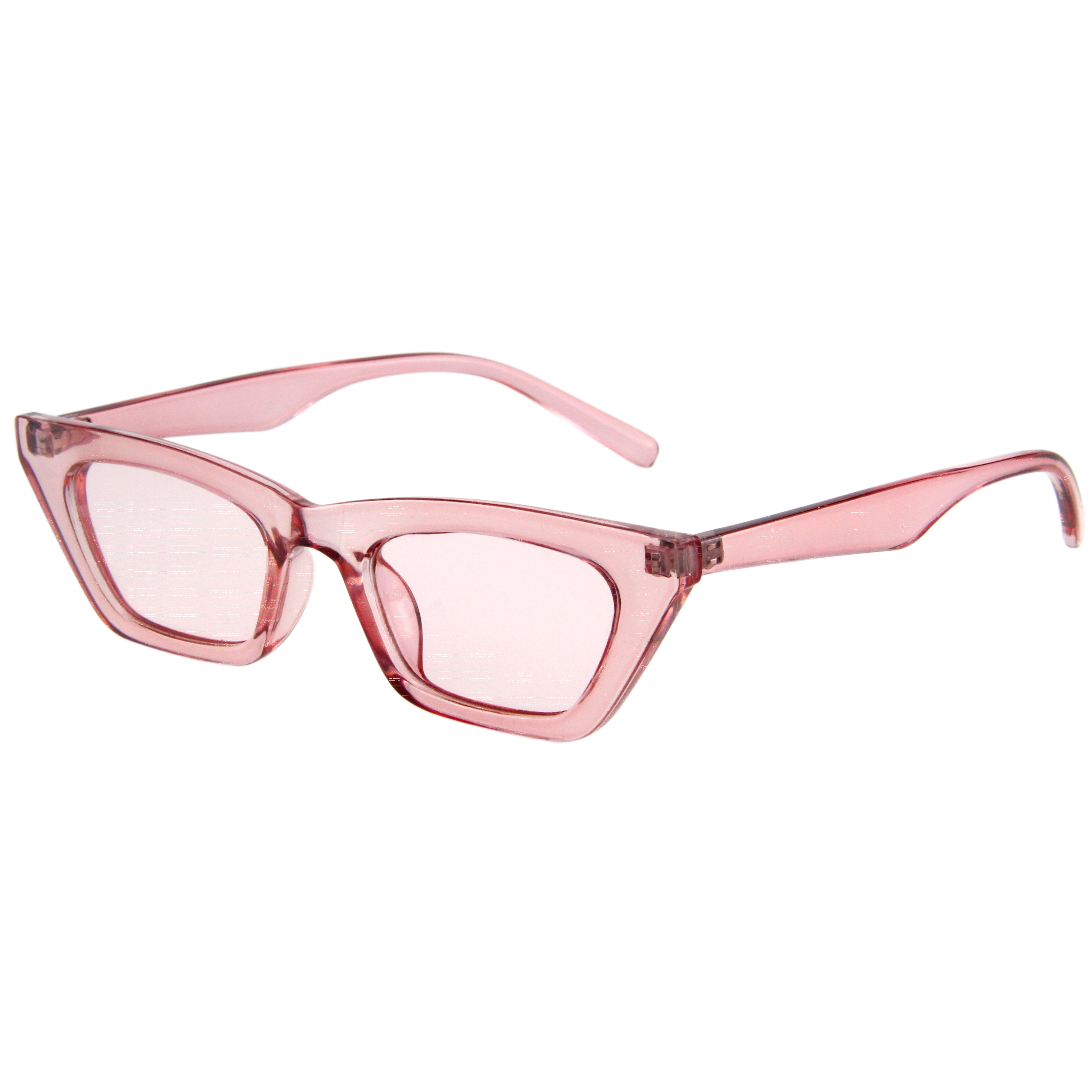 EUEGNIA fashionable transparent frame color high quality women cat eye sunglasses 1