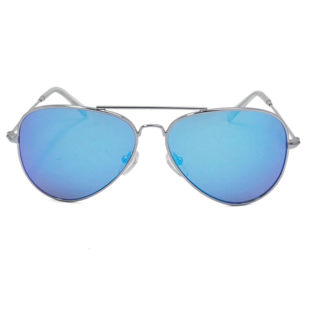 EUGENIA Fashion Mirror Lens Trendy Child Sun glasses Latest Aviation Metal Kids Sunglasses 1