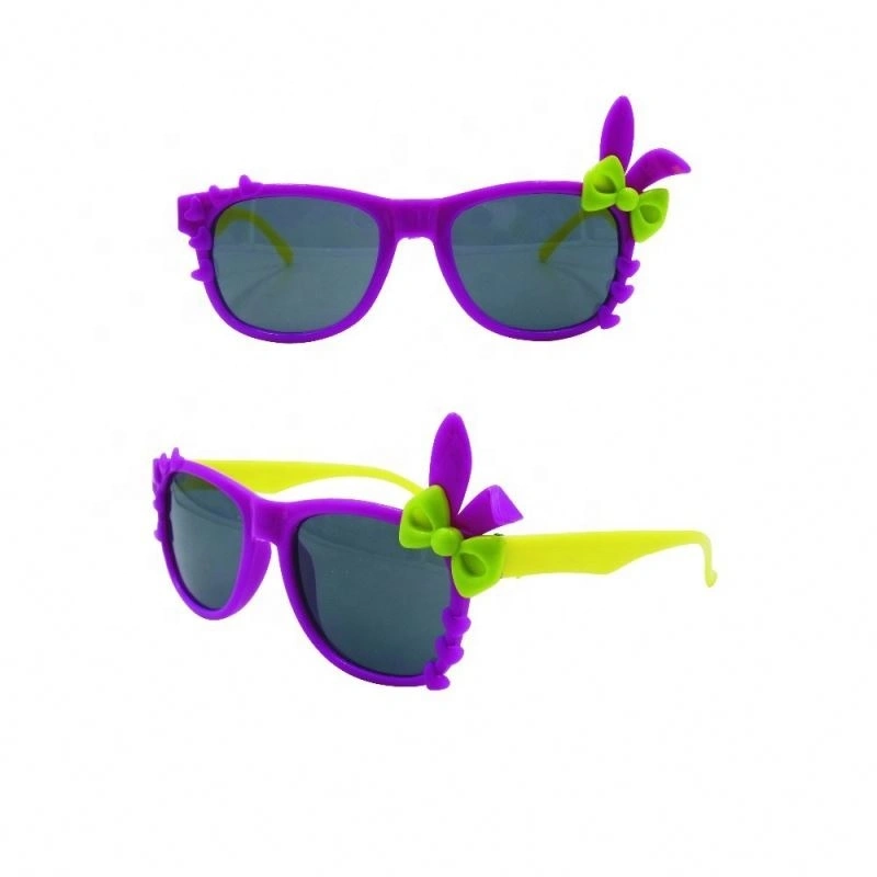 plastic material fantastic beautiful flower nice looking kids sunglasses 1