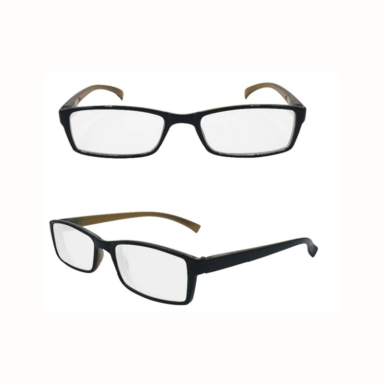 Gafas de lectura de plástico EUGENIA, muy populares, de estilo elegante, con bisagra de resorte cuadrada pequeña y económicas. 1