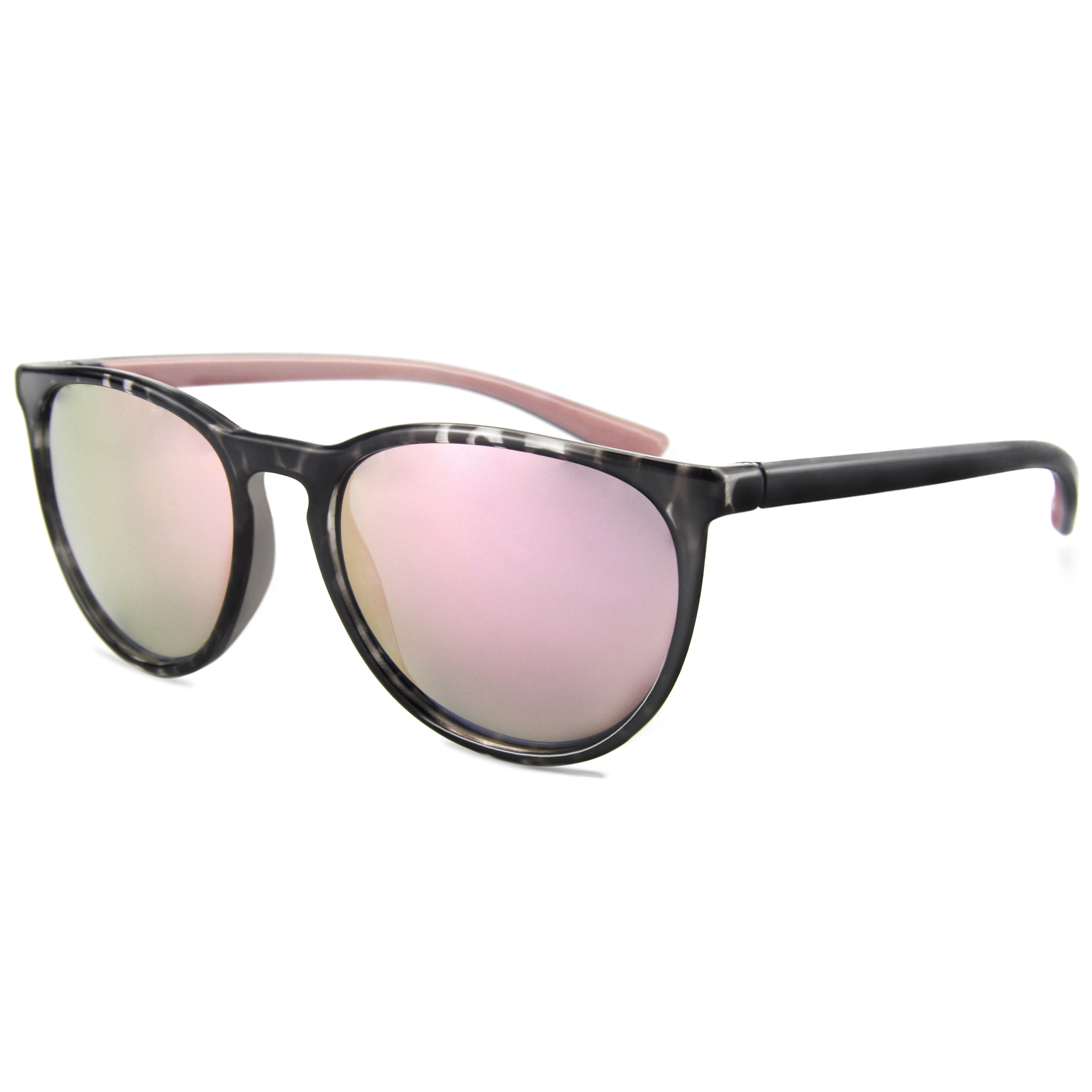 EUGENIA Hot Summer Leopard Print Mirror Lens Women Sunglasses 1