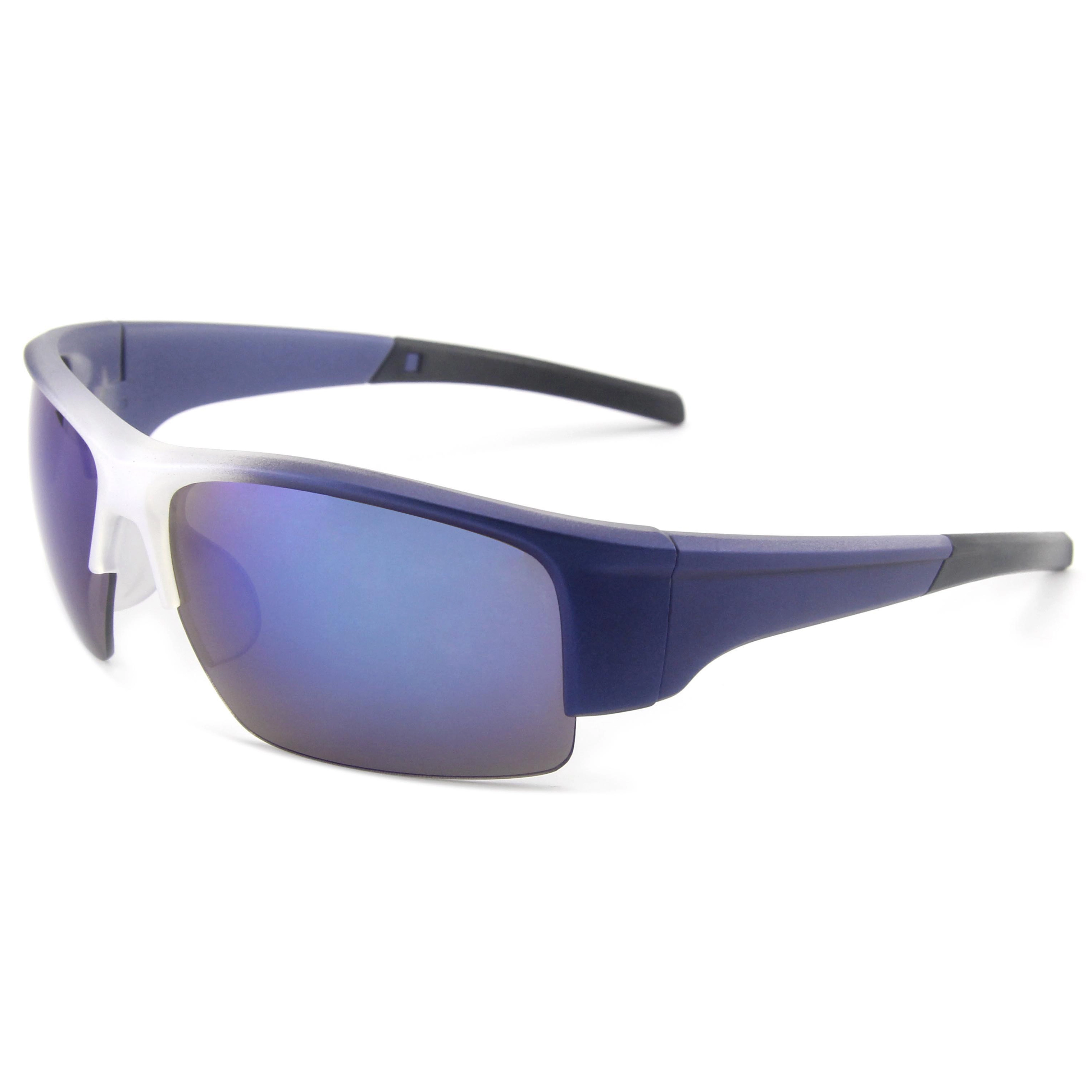 EUGENIA Gafas De Sol Hombre Mirror Lens Square Plastic Sport Sunglasses 1