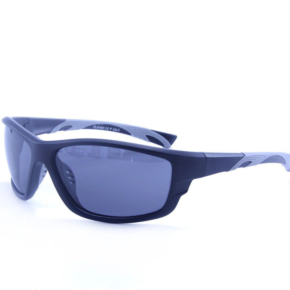 EUGENIA Rubber 1.1mm Polarized Lens Men Sports Sunglasses 1