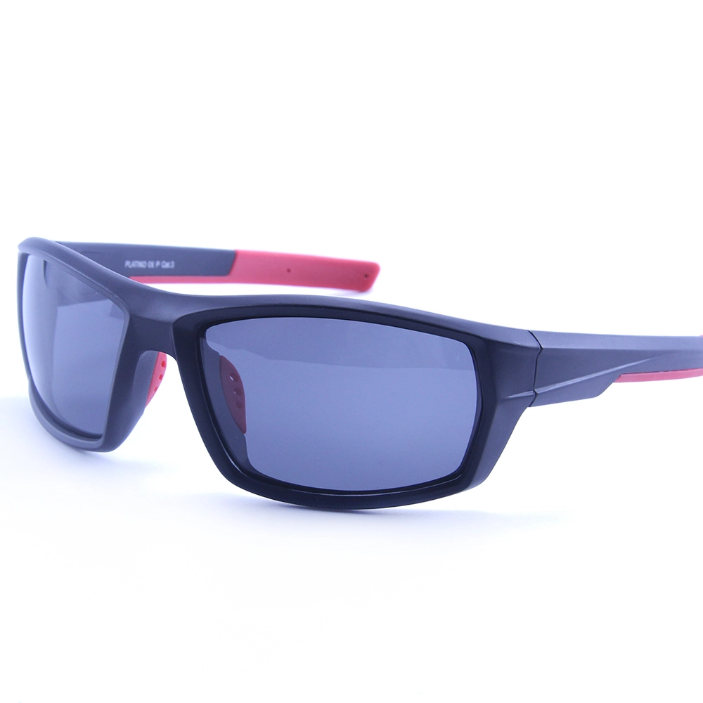 EUGENIA Rubber OEM Custom Polarized Lens Men Sports Cycling Sunglasses 1