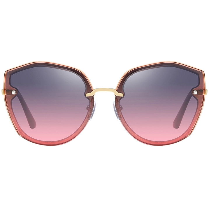 EUGENIA Wholesale Fashion Polarized Clear PC Frame Sunglasses Brand Designer Custom Logo Sunglasses 2021 1