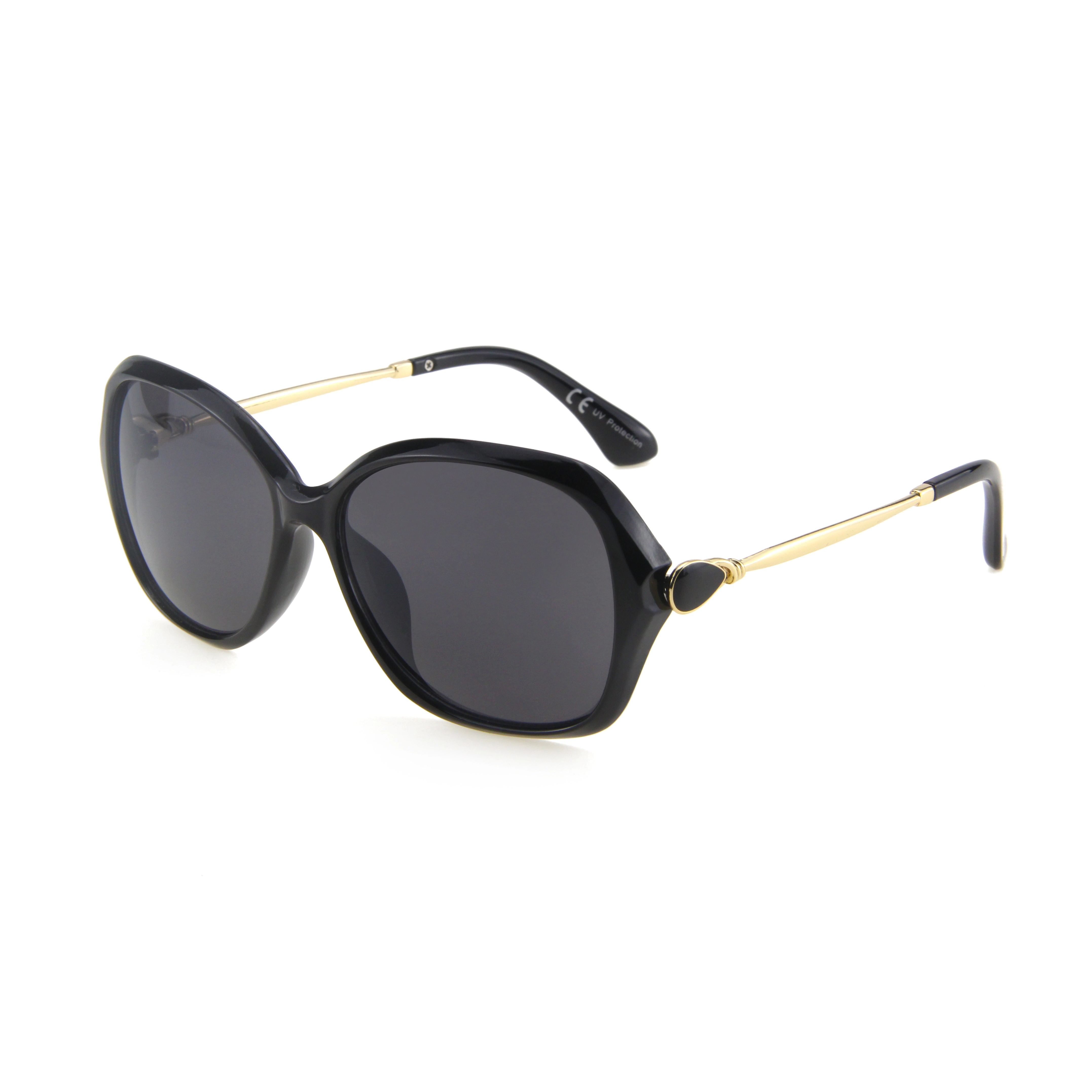 EUGENIA retro gold large oversize women metal big frame CE UV400 protection sunglasses 1
