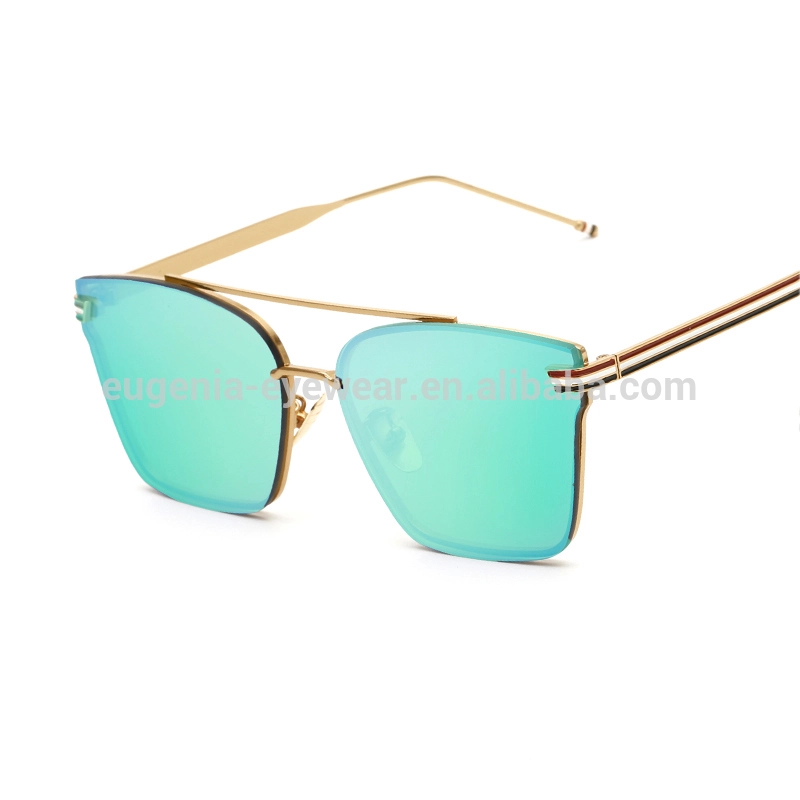 EUGENIA high fashion cool Sun glasses design colorful mirrored metal designer sunglasses for men 1