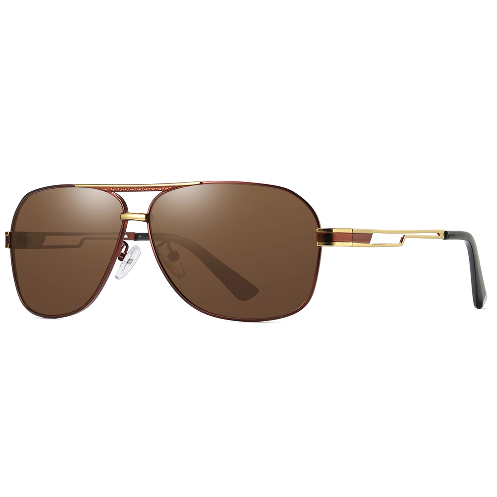 EUGENIAHot sale metal ce cat 3 polarized glasses driving fishing 2018 pilot men sunglasses polarized 1