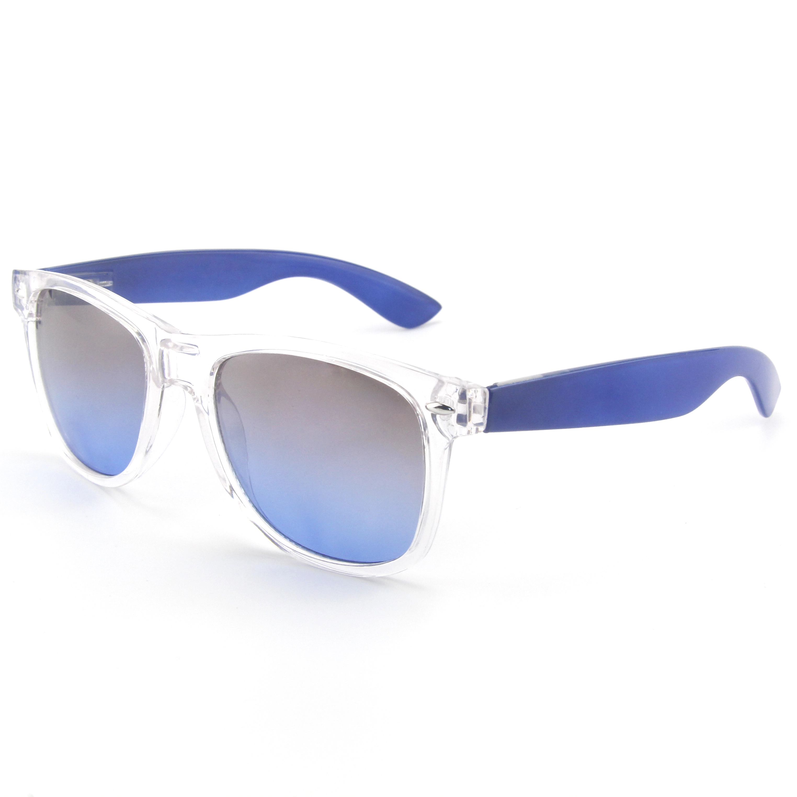 EUGENIA Plastic Frame Classic Style Transparent Men Custom Sunglasses 1