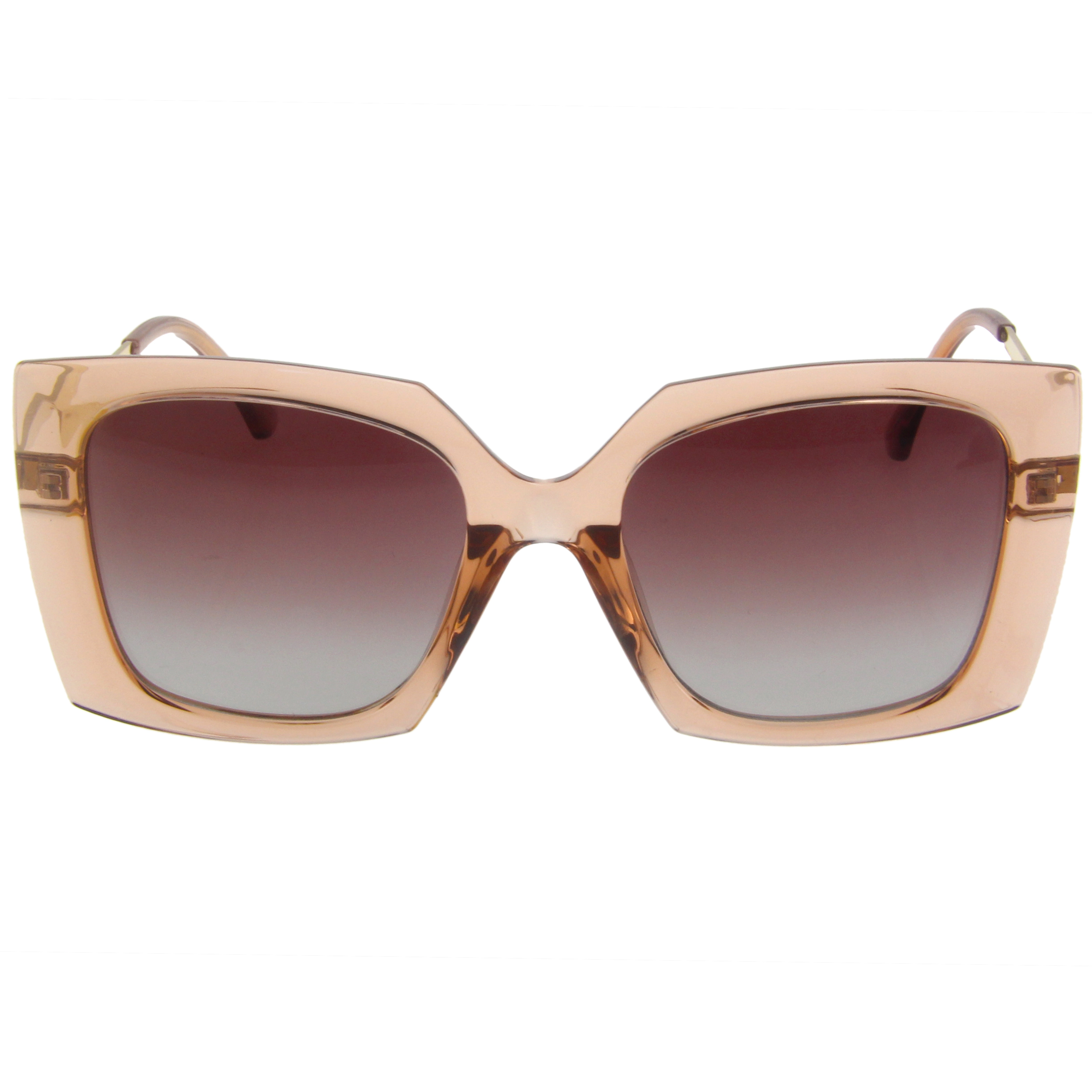 EUGENIA PC Lens UV400 Fashion Square Custom Logo Women Sunglasses 1