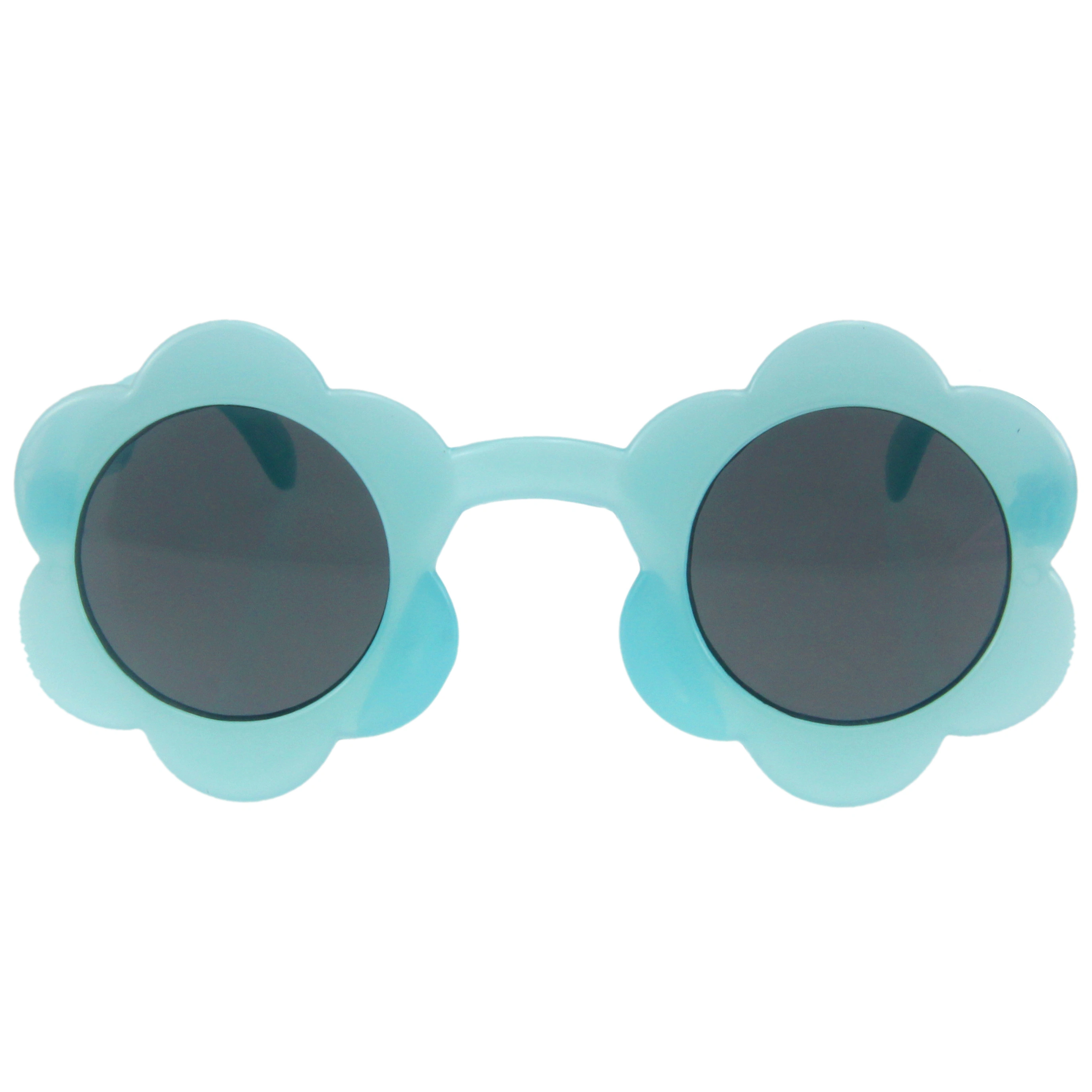 EUGENIA uv400 protection custom logo sparkle flower kids sunglasses manufacturer for kids 1