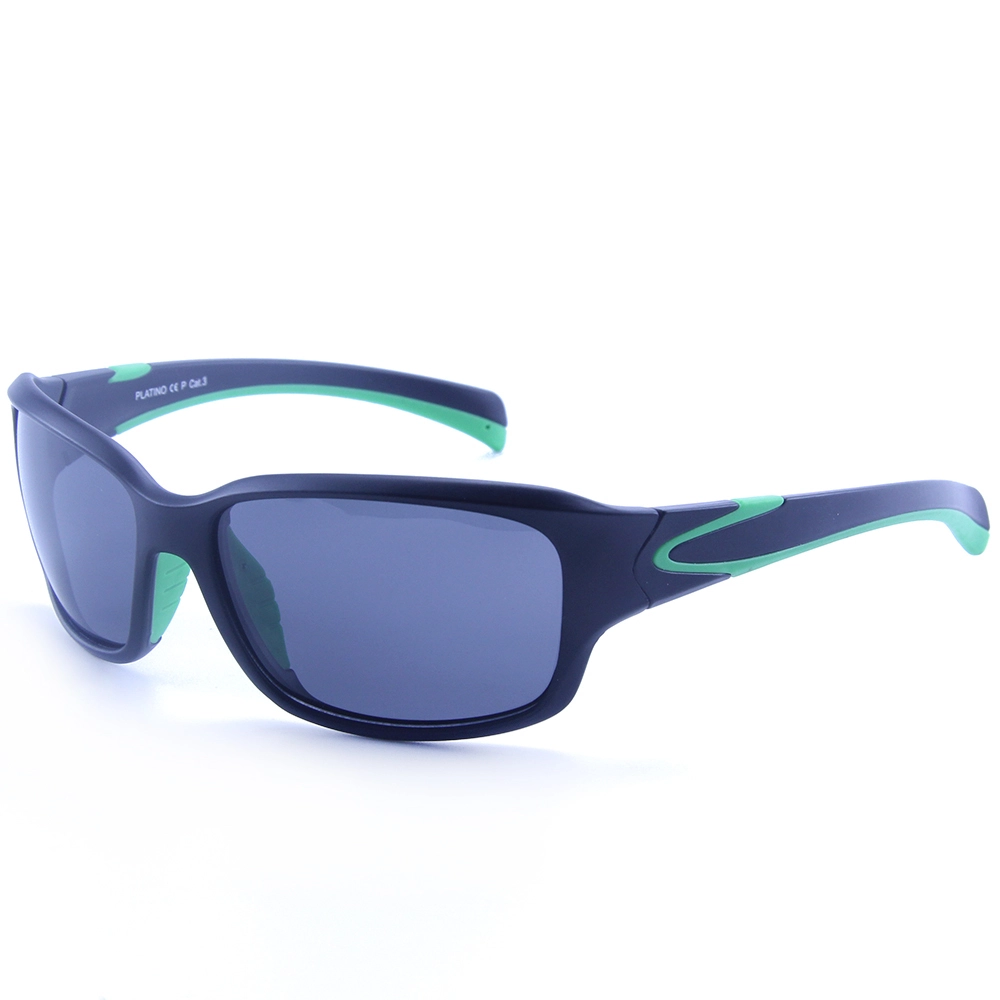 EUGENIA Rubber OEM UV400 Polarized Lens Men Sports Sunglasses 1