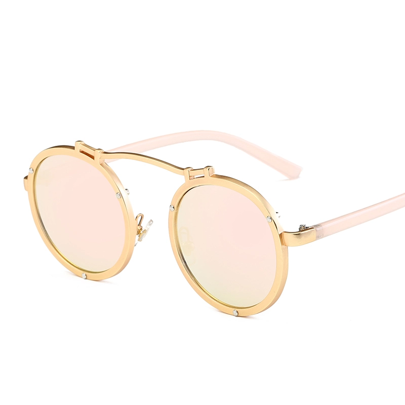 EUGENIA Wholesale Fashion Sun Glasses Polarized Metal Round Sunglasses 1