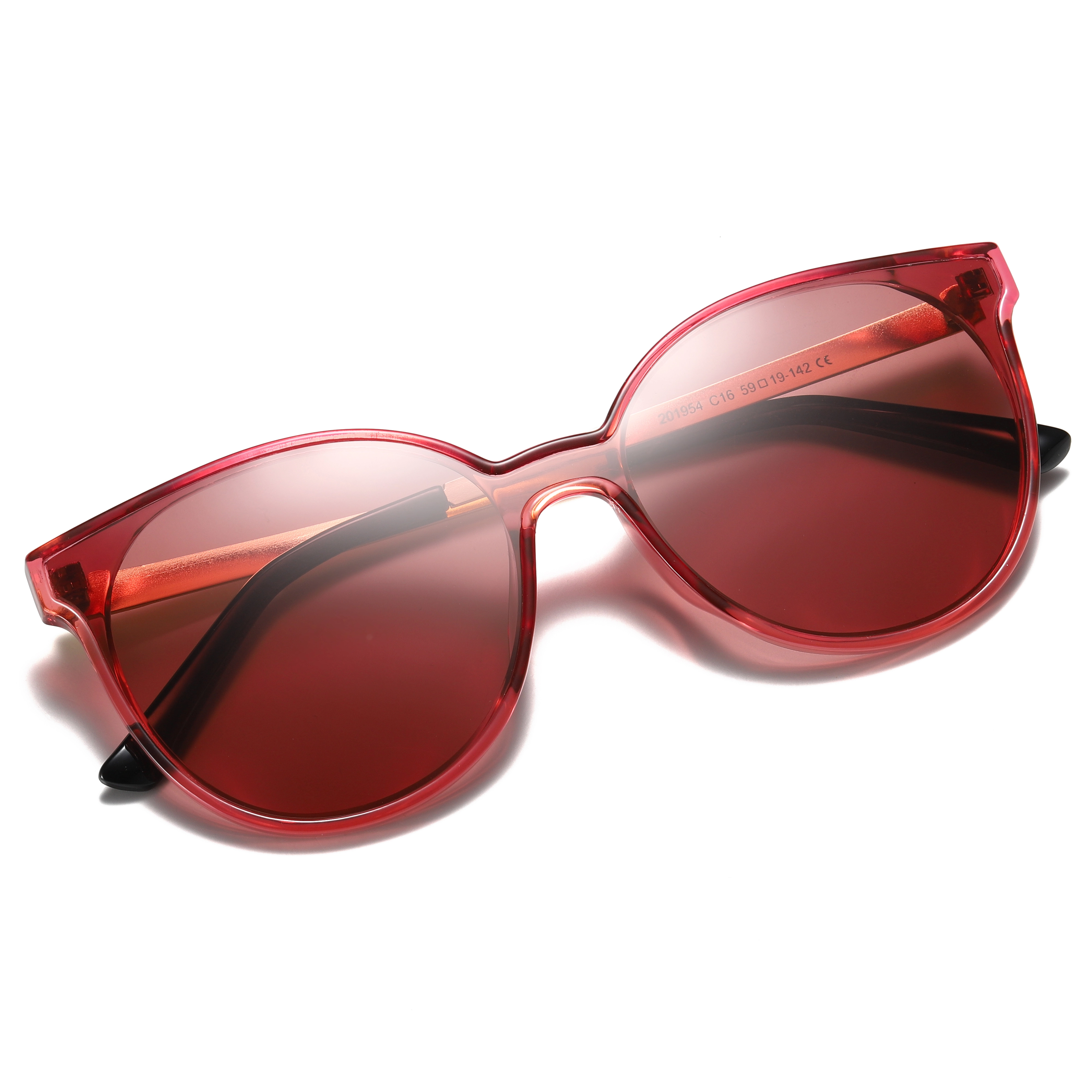 EUGENIA 2020 New Oversized Fashionable Women Cateye Sunglasses 1