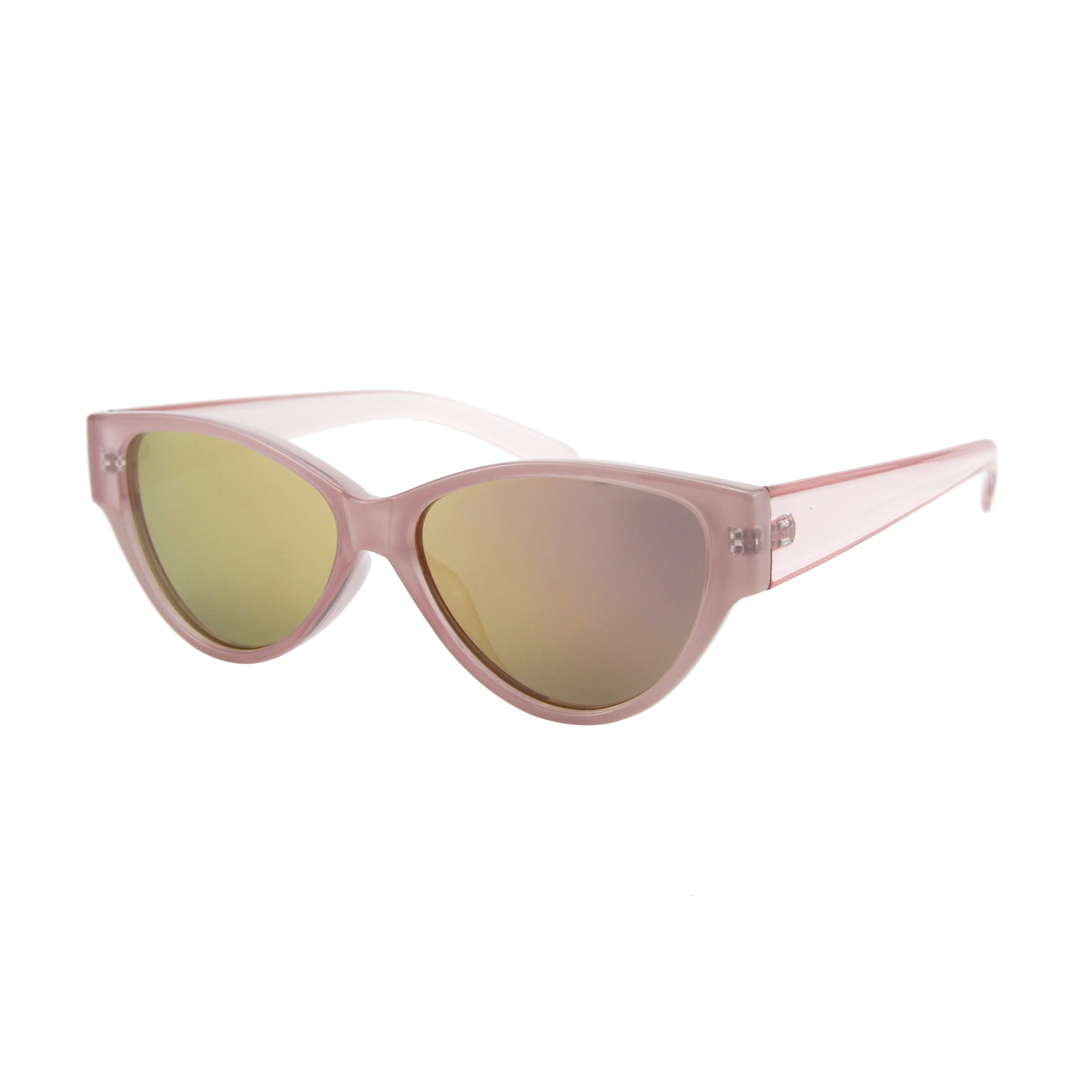 EUGENIA wholesale recycled plastic retro cat eye coating women sunglasses 1
