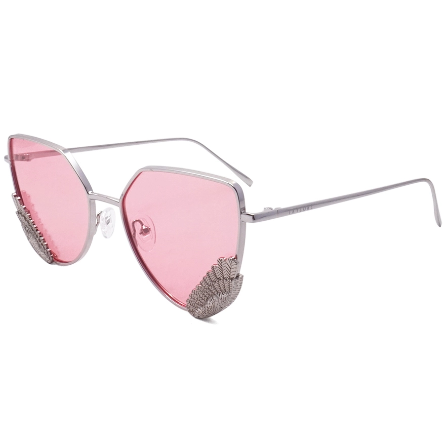EUGENIA custom logo woman fashion sun glasses luxury metal design polarized sunglasses UV 1