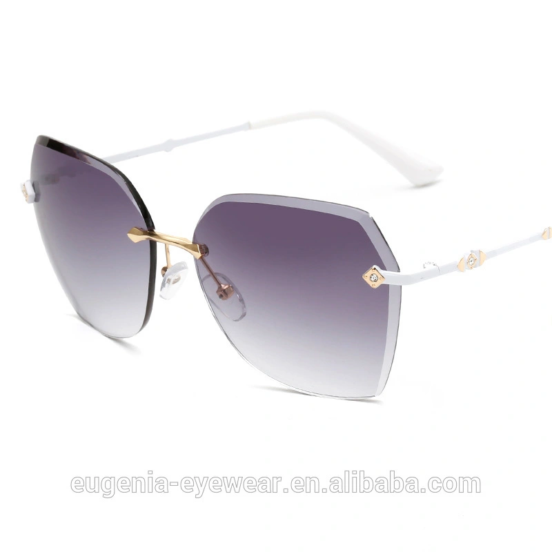 EUGENIA Newest fashion sunglasses women 2019 2020 frame less oversized sunglasses 1