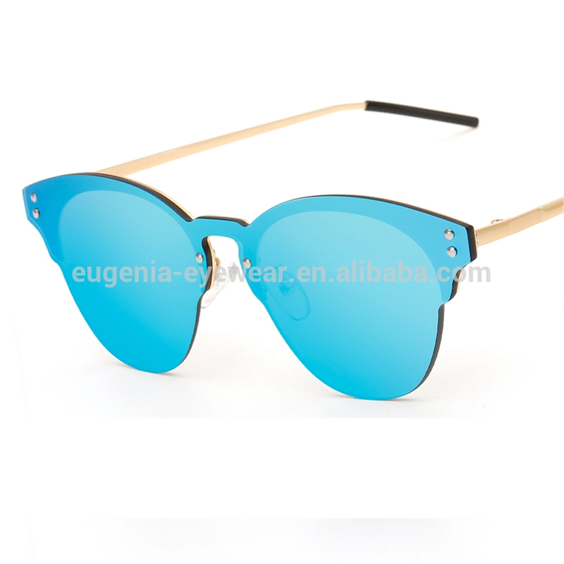20208 metal frame fashion women sunglasses mirror sun glasses 1