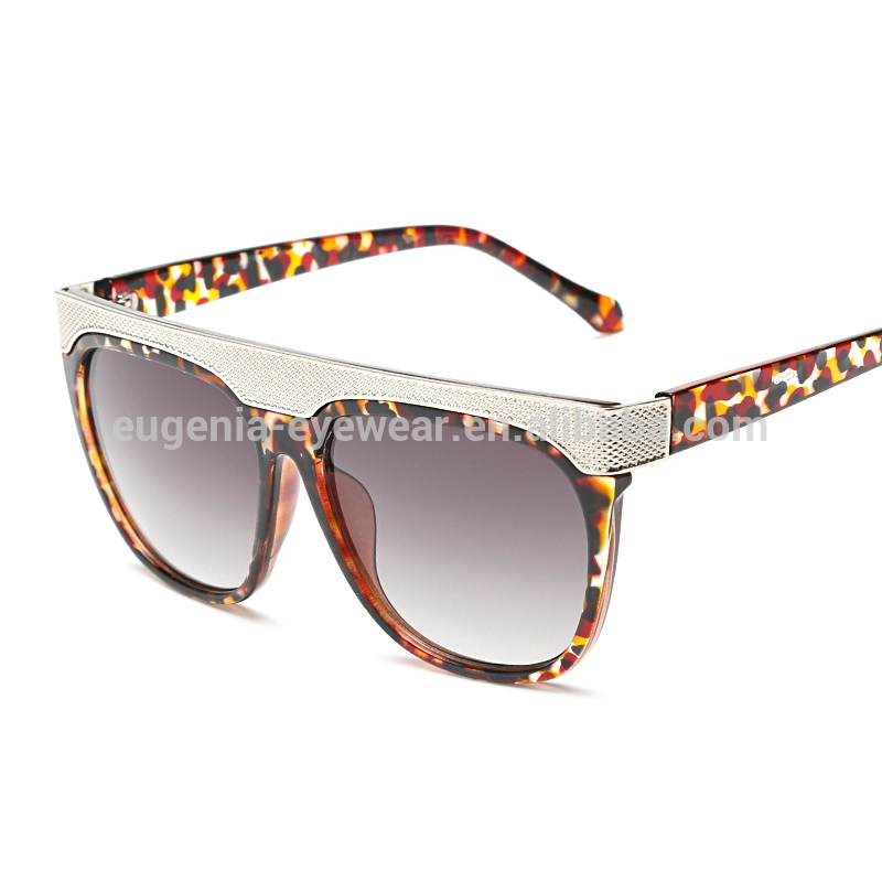EUGENIA factory fashionable made in china sunglasses metal-frame square oversize oculos 1