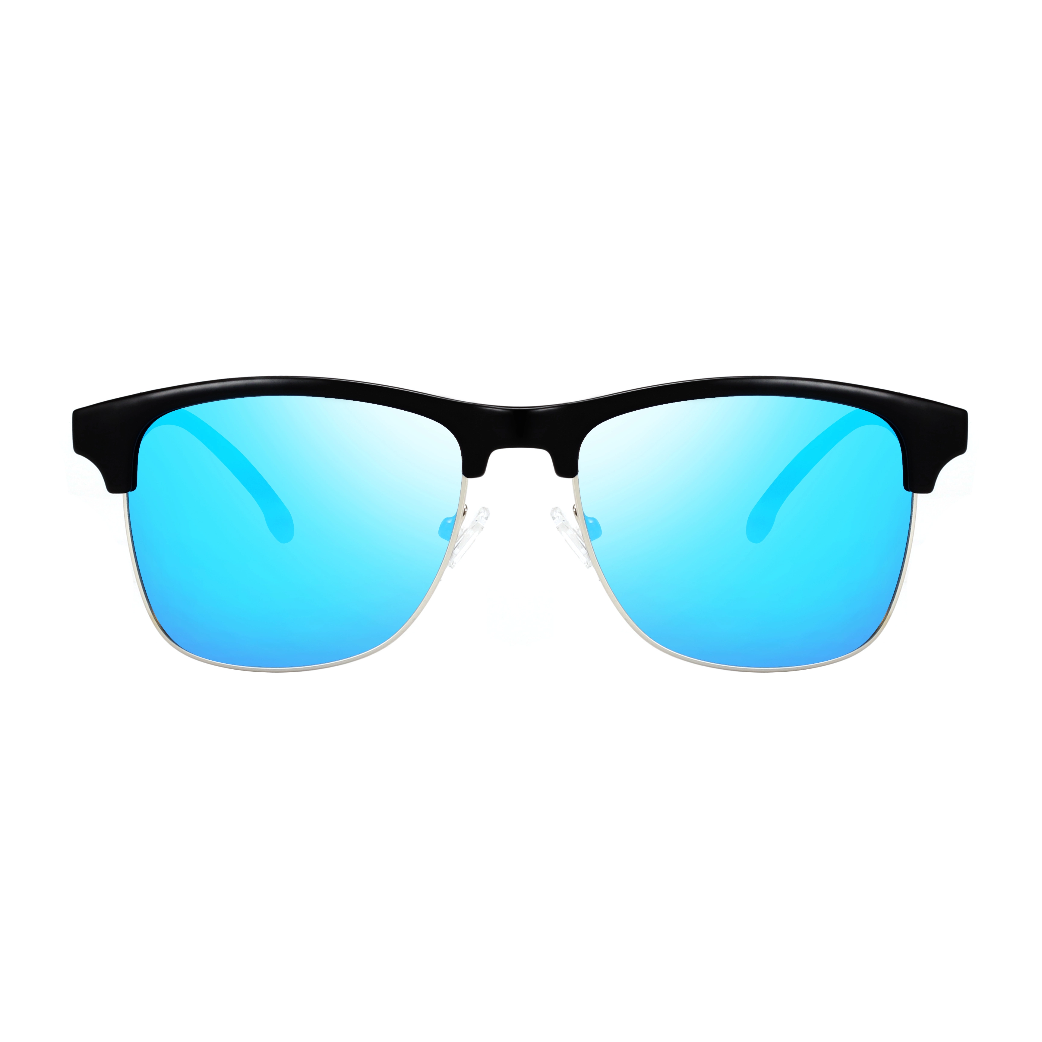 EUGENIA Hot sale gift custom brand logo half rimless frame sunglasses 1